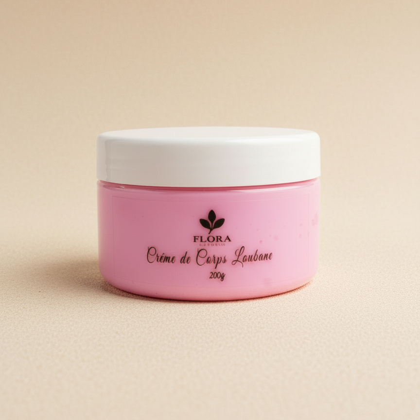 Crème de Corps Loubane – Hydratation & Parfum Raffiné – 200 g – FLORA