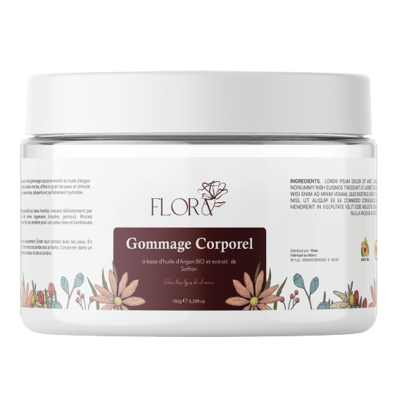 Flora Gommage Corporel Cheveux & Corps